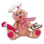 Gingerbread Figurine Handmade Polymer Clay