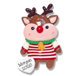 Reindeer Personalized Christmas Ornament - 2
