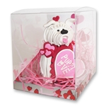 Valentine Puppy Love Dog Figurine in Gift Box -2