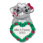 Koala Bear Couple  Personalized Christmas Ornament - Limited Edition