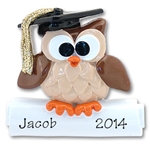 Wise Owl Graduate<br>Personalized Ornament