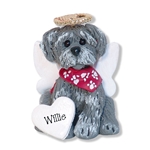 Dog or Cat with Wings and Halo Memorial Ornament