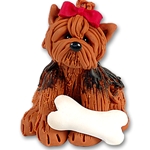 "Nugget" The Yorkie<br>Dog Ornament