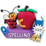 Personalized<br>Spelling Bee Figurine<br>Teachers Gift