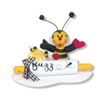 Bee with Rolling Pin Figurine