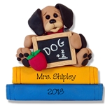 Dog Teacher / School Ornament - Personalized Teacher Ornament Limited Edition