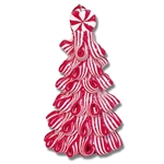 Polymer Clay Peppermint Christmas Tree