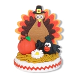 Turkey and Crow Fall Deor Figurine -1
