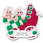 Twins Baby's 1st Christmas Ornament  Limited Edition