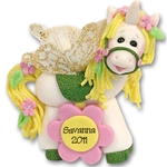 Fairy's Unicorn Handmade Personalized Christmas Ornament