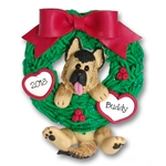 Rottweiler Puppy in Wreath