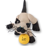 "Leo" Siamese Kitty / Himalayan Cat Personalized Christmas Ornament