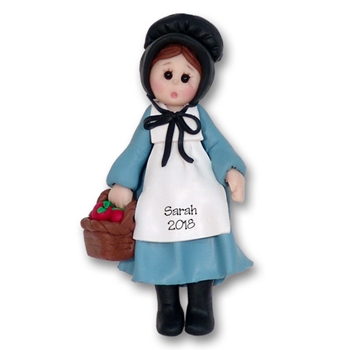 Amish Girl Ornament