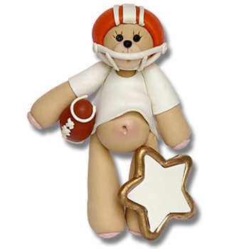 Orange Football Belly Bear on SALE!