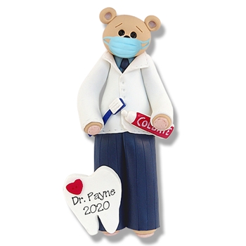 Covid-19  Dentist Pandemic Coronavirus Personalized Ornament