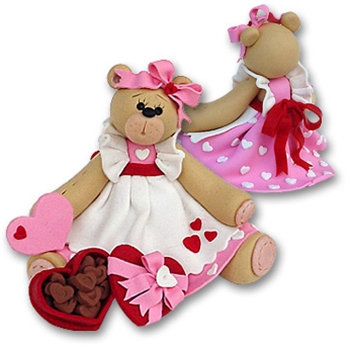 Belly Bear Sweetheart Girl Valentine Figurine - Limited Edition