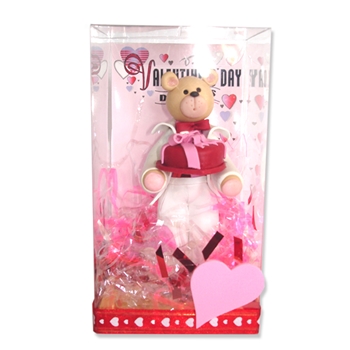 Belly Bear Sweetheart Boy Valentine Figurine in Gift Box