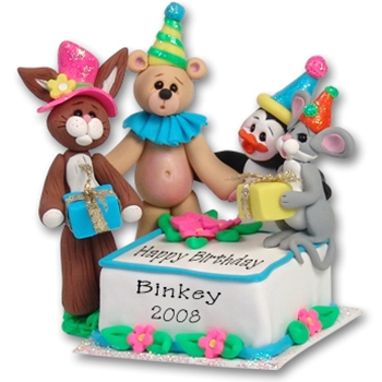 Binkey's Bash Birthday Cake Figurine - Cake Topper - Limited Edition