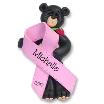 Black Bear<br>Breast Cancer<BR>MEMORIAL-survivor<br>Pink Ribbon-Limited Edition