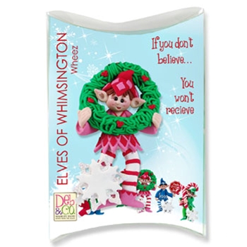 Z-NEW Whizzo Personalized Elf Ornament in Custom Gift Box