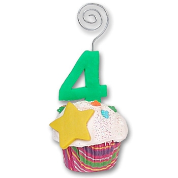 4th Year Cupcake<br>Photo/Place Card Holder