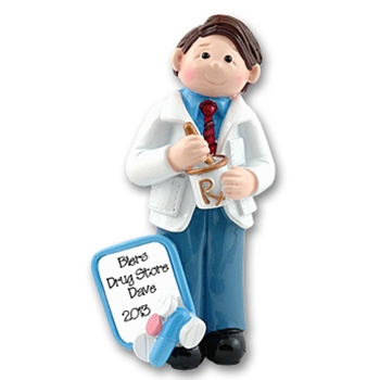 RESIN<br>Giggle Gang Pharmacist<br>Personalized Ornament