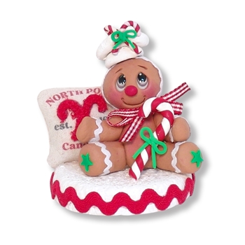 Gingy with Candy Cane and Flower Sack