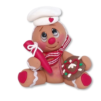 Gingerbread Figurine with Round Cookie
