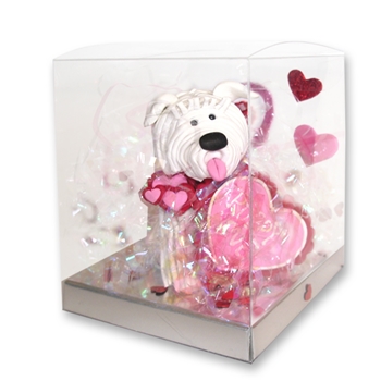 Valentine Puppy Love Dog Figurine in Gift Box -3