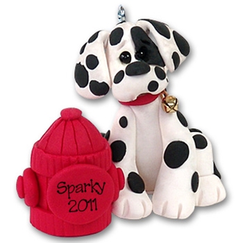 "Sparky" Dalmatian Personalized Dog Ornament - Limited Edition